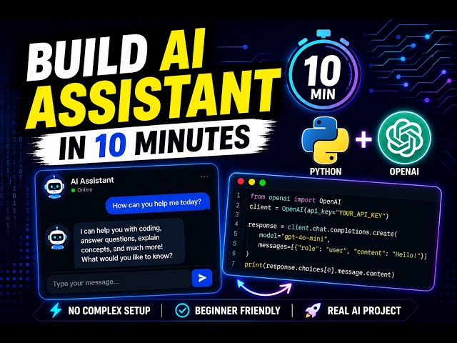 Build an AI Assistant in 10 Minutes