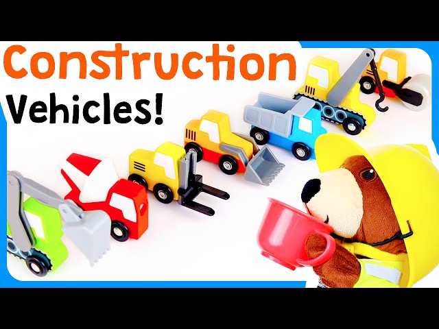Excavator and Dump Truck Videos for Toddlers & Babies - Preschool Learning Videos