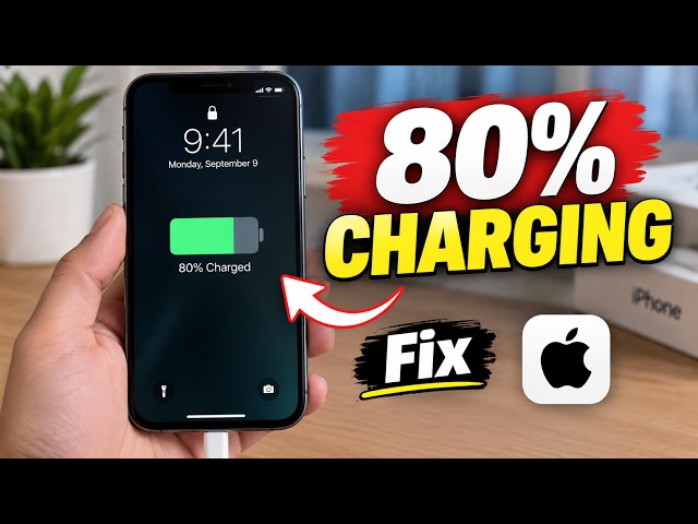 iPhone Stops Charging at 80%? 🔋 FIX It Now! | iPhone Charging Problem