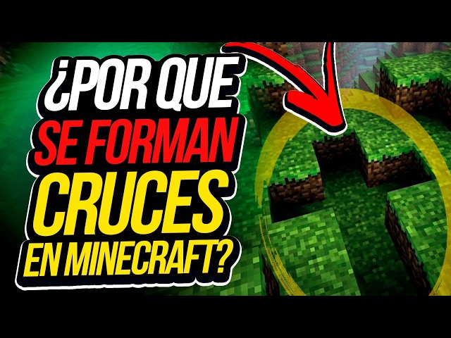 Why do CROSSES FORM in Minecraft? The MYSTERY behind it all