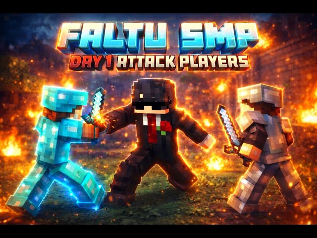 Day 1 SMP Live 🔴 | Attack on Players | With Subscribers | SMP Name Faltu smp #shorts #live