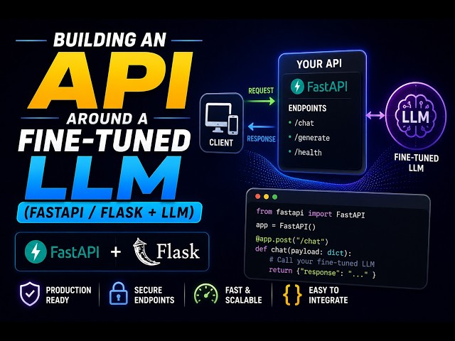 How to Wrap Fine-Tuned Models in a FastAPI Production API