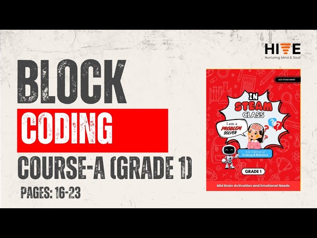 Block Coding Course-A (Grade 1) 