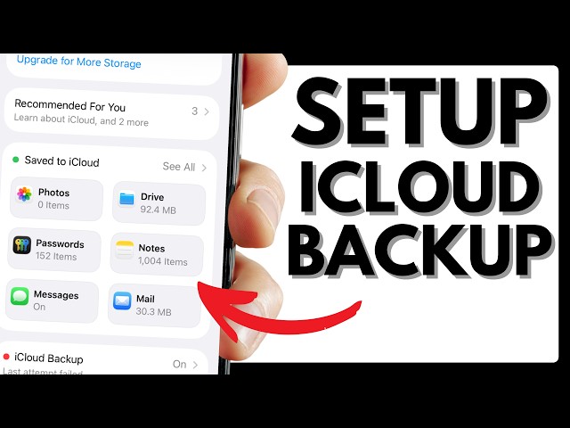 How to Backup Notes Texts Contacts to Icloud