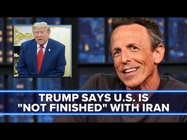 Trump Says U.S. Is "Not Finished" with Iran War