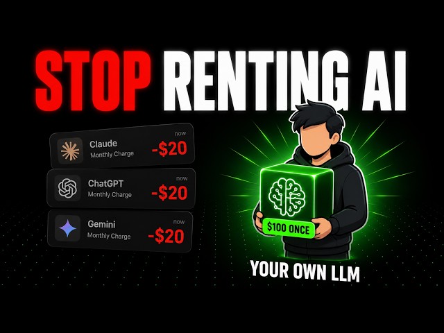 Stop Renting AI | Build Your Own LLM for $100