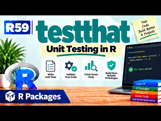 R59 | testthat — Unit Testing in R | R Packages | Uplatz