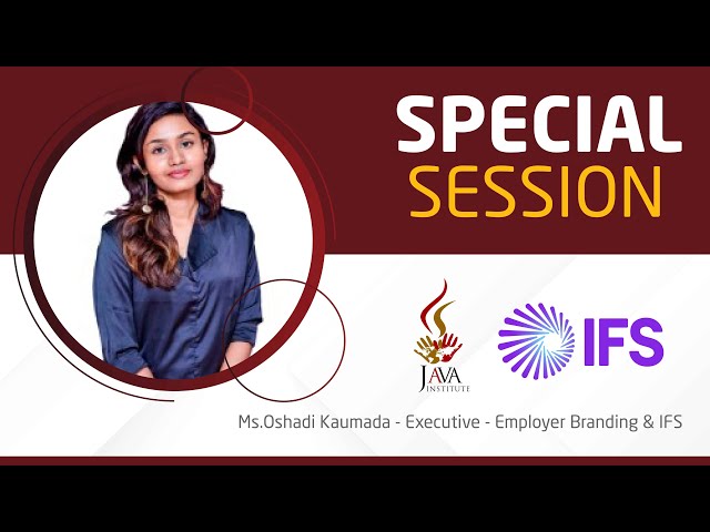 IFS Industrial Open Day for Java Institute Students. 2023