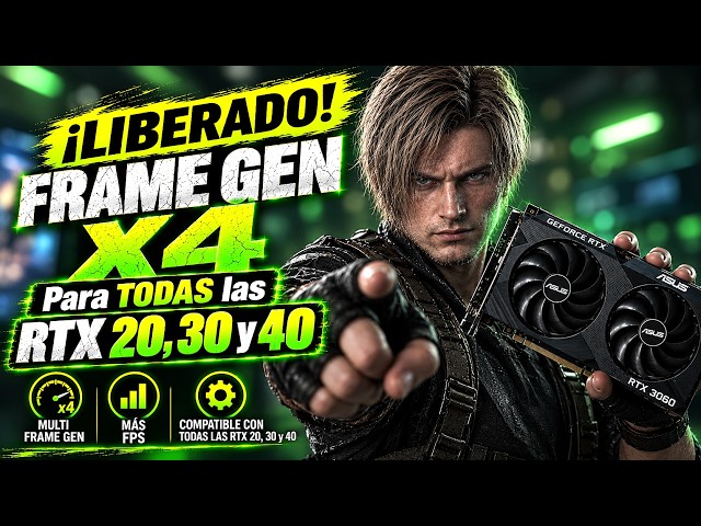 ✅ TUTORIAL: How to UNLOCK Frame Gen x4 for ALL RTX 20, 30, and 40 Series ✅