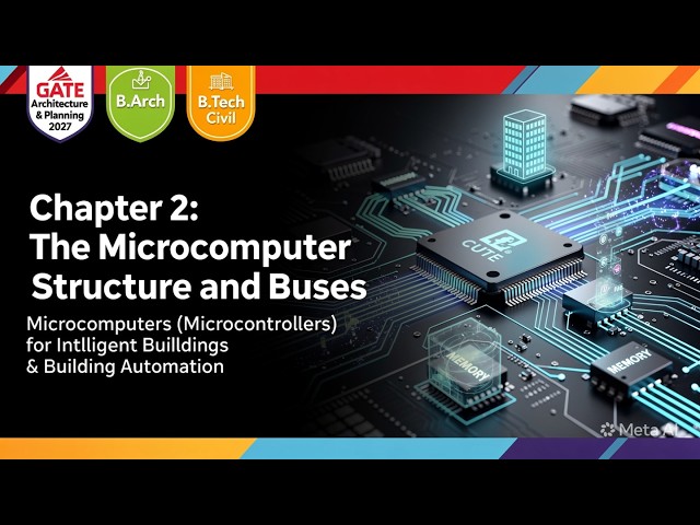 Microcontroller Structure and Buses #architectureentrance #civilengineering