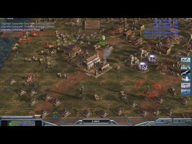 USA Laser - Command & Conquer Generals Zero Hour - 1 vs 7 HARD Gameplay