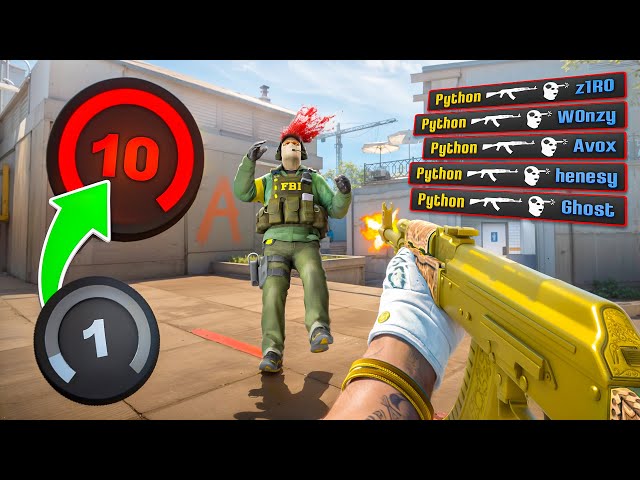 How I Got FACEIT LVL 10 while Solo Qing in CS2… (Full Series)
