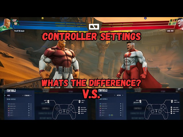 Invincible VS Control Settings Standard VS Motion Inputs Differences!!!!