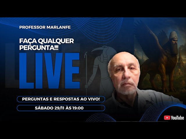 LIVE - PROFESSOR MARLANFE RESPONDE - VENHA FAZER SUA PERGUNTA !