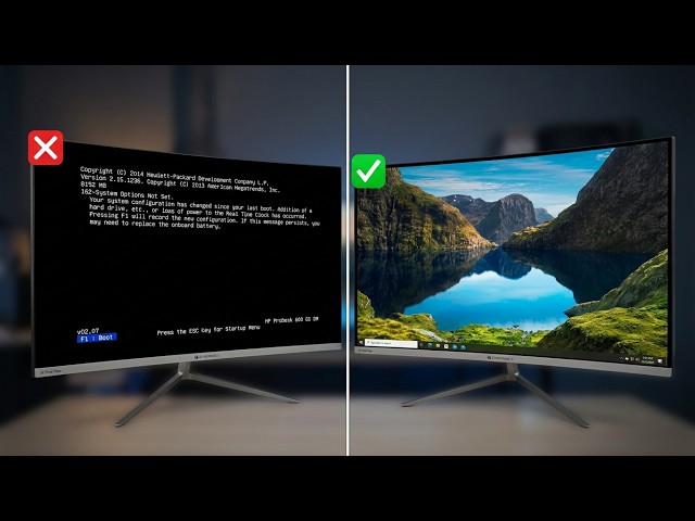 F1 Boot Press The Esc Key For Startup Menu | 100% Solution
