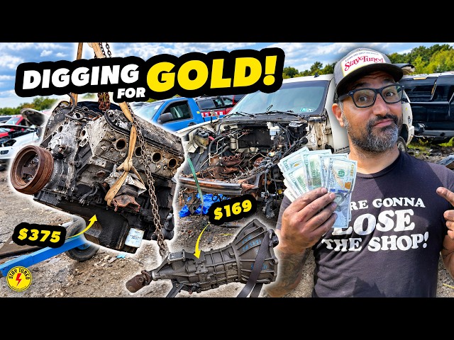$500 JUNKYARD Shopping Spree! WHAT CAN WE FIND?!