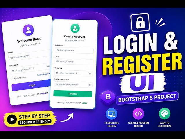 Bootstrap Login & Register