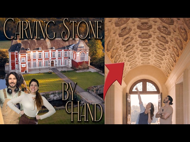 Restoring 400-Year-Old Stone Ceiling Roses In Our Castle Entrance