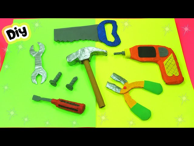 COMO HACER HERRAMIENTAS CON CARTON RECICLADO ♻️ DIY CRAFTS
