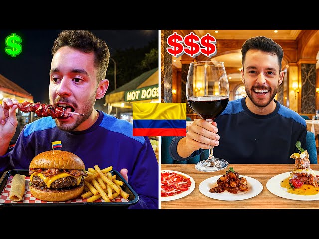 STREET FOOD VS LUXURY RESTAURANT IN COLOMBIA - TheGrefg