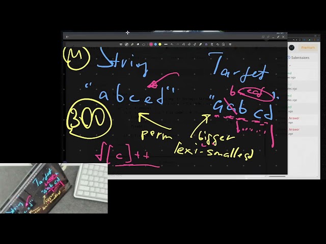 # 27.08.2026 [3720. Lexicographically Smallest Permutation Greater Than Target]