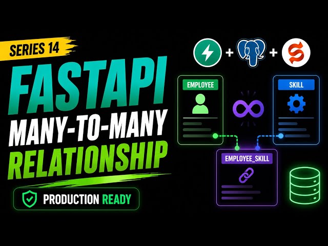 FastAPI Many-to-Many Relationship (SQLAlchemy Explained)