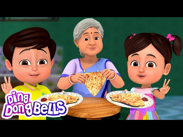 Nani Ne Banaya Paratha | नानी ने बनाया परांठा | Hindi Rhymes For Children | Ding Dong Bells