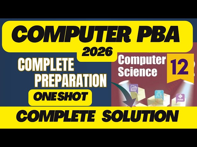 Class 12 Computer PBA 2026 Complete Preparation 🔥| All FBISE Practical Solved + Model Paper Solution