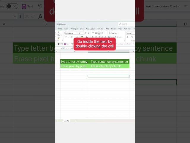 Delete Words Faster in Excel with Ctrl + Shift + Backspace