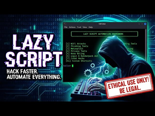 Automate EVERYTHING in Kali Linux? Lazy Script (lscript) Tutorial 2025 🛠️