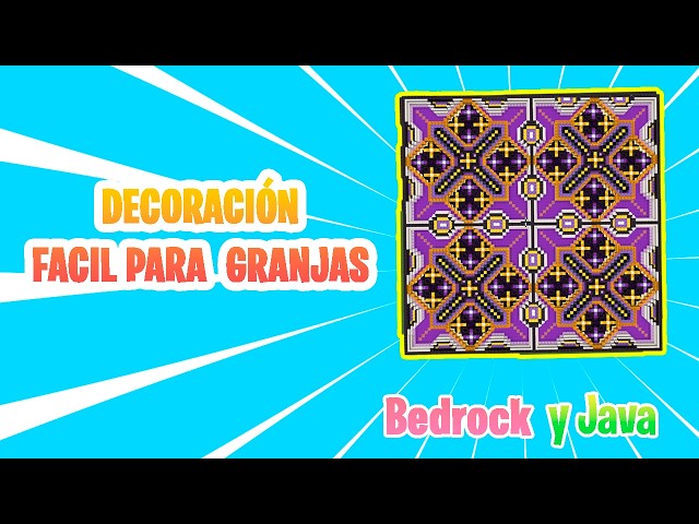 MINECRAFT / EASY FARM DECORATION / BEDROCK AND JAVA