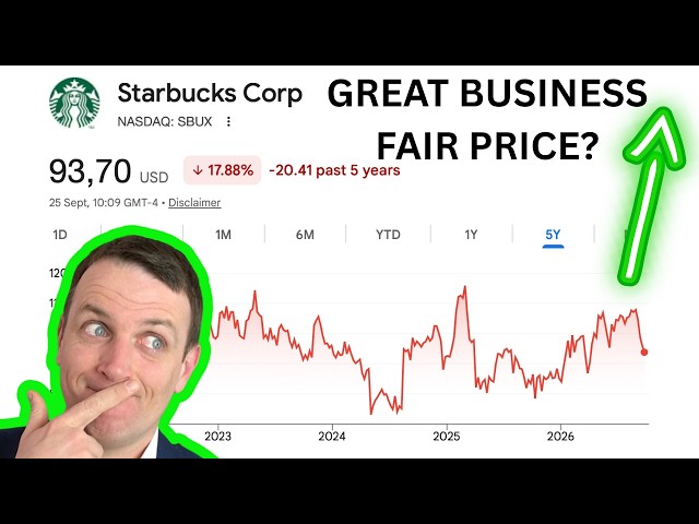 Starbucks SBUX Stock Analysis + Intrinsic Value