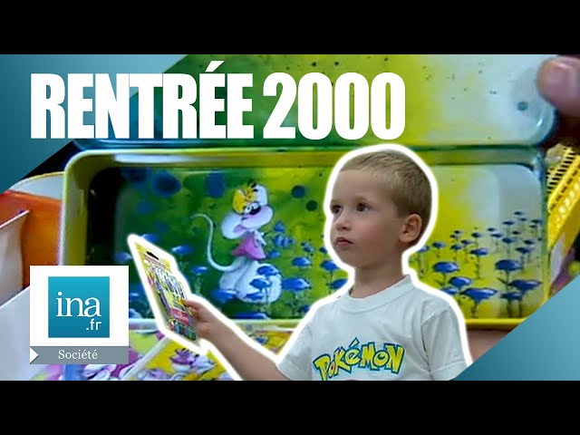 Stylish school supplies in the 2000s | INA Archive