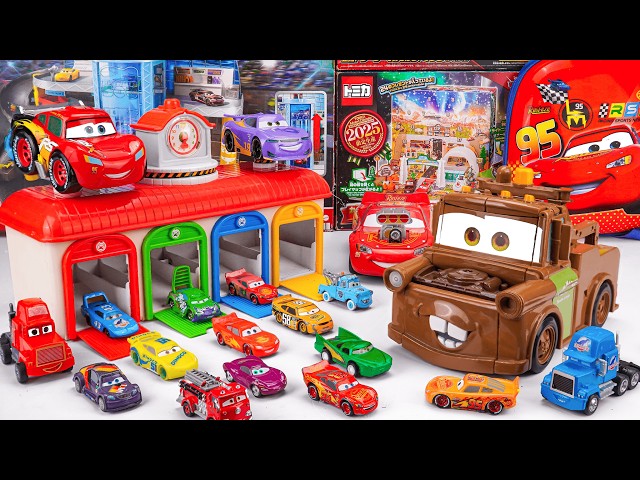Disney Pixar Cars Toys Unboxing Review | Disney Pixar Cars Mater Transforms to Base, Tayo Little Bus