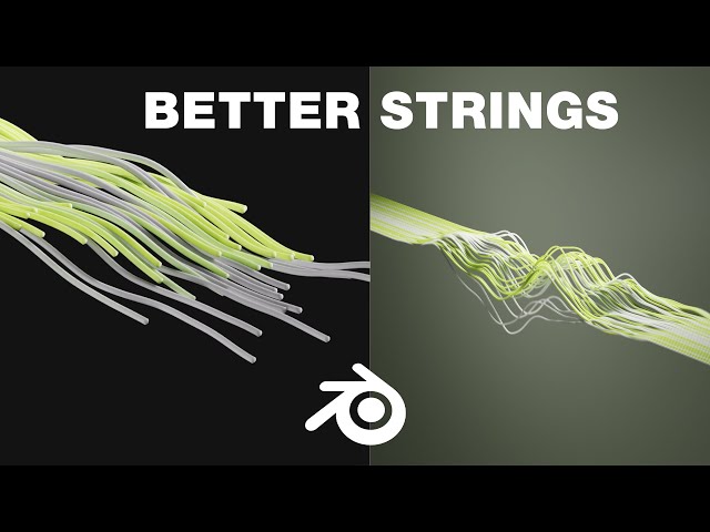 Another Blender String Tutorial....But even Better This Time!