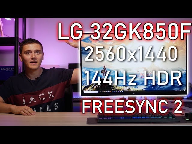 The Best Monitor Under £500 in 2020? - LG 32GK850F 144Hz, FREESYNC 2, HDR - Tech Hunter