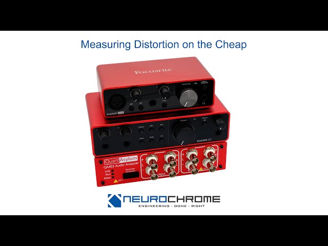 Measuring Distortion on the Cheap – Neurochrome