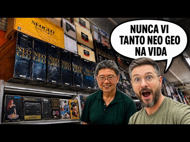 O PARAÍSO do NEO GEO | Uma loja INSANA de RETRO GAMES em Singapura