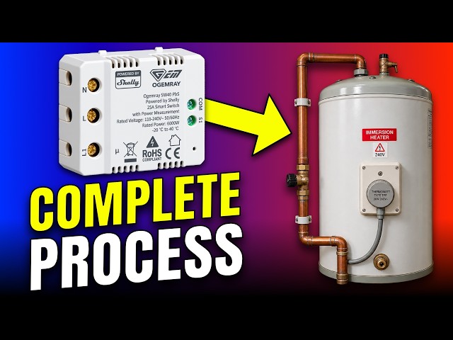 This Shelly Relay Makes Any Immersion Heater Smart