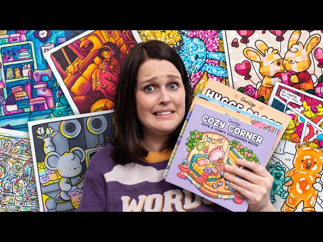 Trying Every Viral Colouring Book Trend