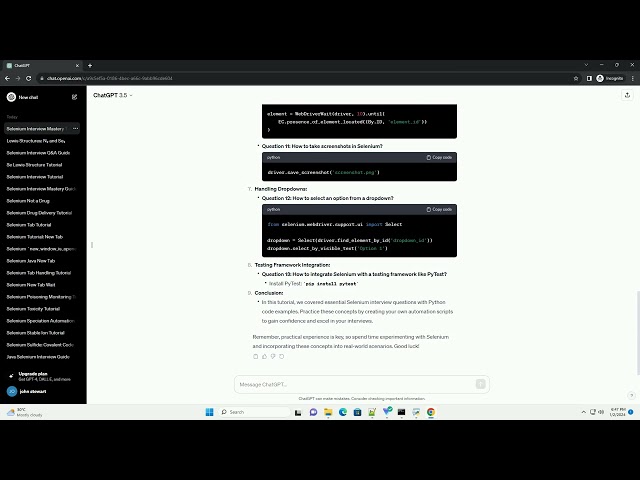 selenium interview questions python