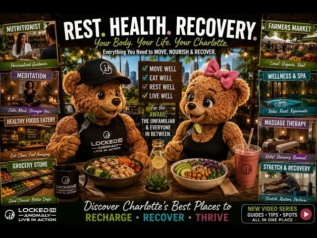 CHARLOTTE WELLNESS GUIDE 🌿 | Healthy Food, Recovery, Relaxation & More