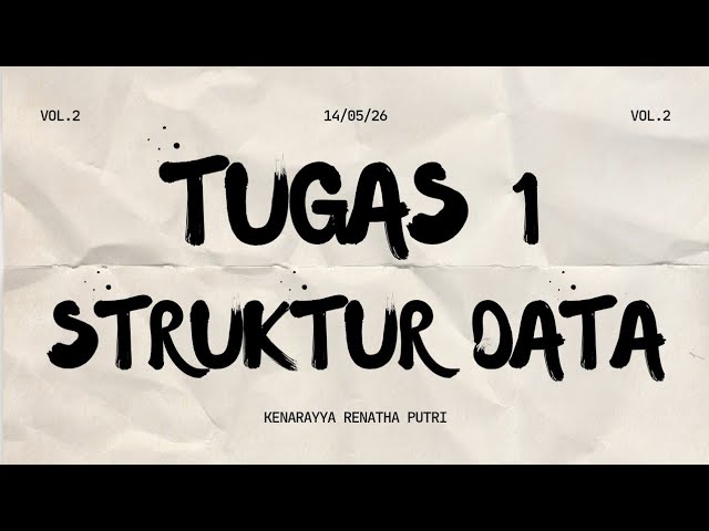 Tugas 1 Struktur Data - Deklarasi Variabel Tipe Data Float, String, Array 1D, Array 2D, & LinkedList