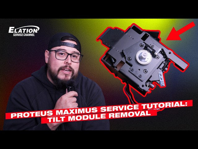 Proteus Maximus Service Tutorial | Tilt Module Removal