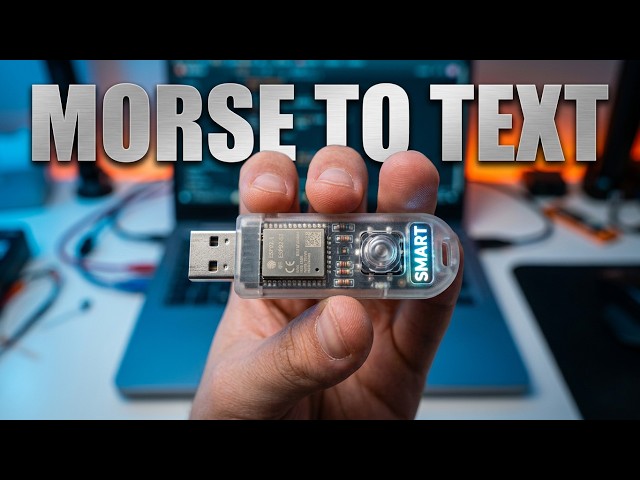 ESP32-S3 Wireless Morse Code Keyboard | Low Latency, Alphanumeric, 3-in-1 Chip, Coded in 3 Seconds