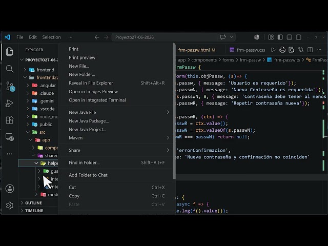 Validación personalizada con signal Forms Angular 21 y Angular 22