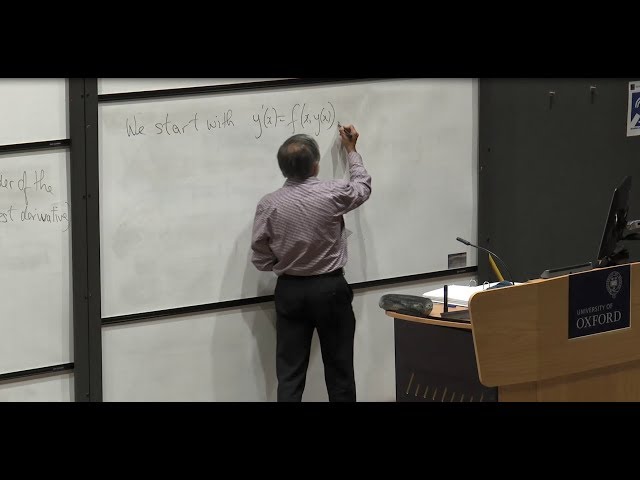 Differential Equations 1: An Introduction - Oxford Mathematics 2nd Year Student Lecture