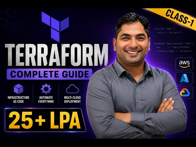 Terraform Roadmap 2026 | Crack ₹25+ LPA DevOps Jobs |  Basics to Real Project + Interview Questions