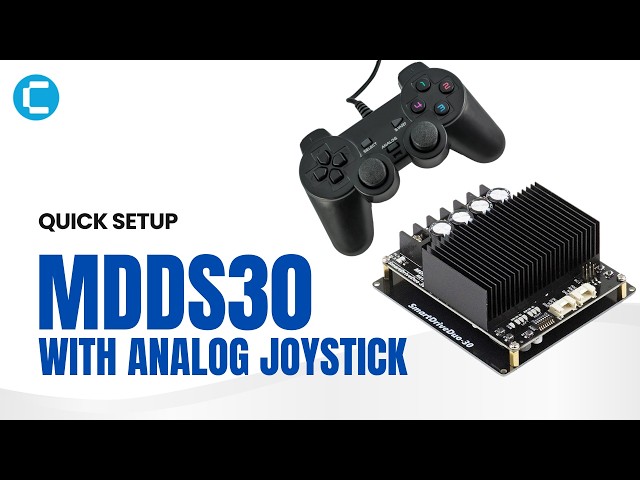 MDDS30 Joystick Control Setup in Minutes | Analog Mixed Mode