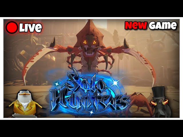 🔴LIVE Playing NEW SOLO LEVELING GAME (Solo Hunters) [ROBLOX] / On Are Way to [300 Subs]